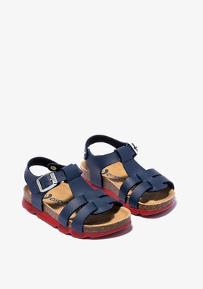 CONGUITOS ZAPATOS / SANDALIAS / HEBILLAS Unisex Navy Bio Buckle Sandals