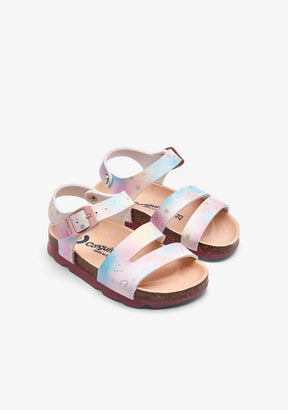 CONGUITOS ZAPATOS / SANDALIAS / TIRAS Glitter Hearts Buckle Bio Sandals