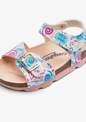 CONGUITOS ZAPATOS / SANDALIAS / TIRAS Multi Heart Buckle Bio Sandals