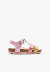 CONGUITOS ZAPATOS / SANDALIAS / TIRAS Multi Iridiscent Strips Bio Sandals