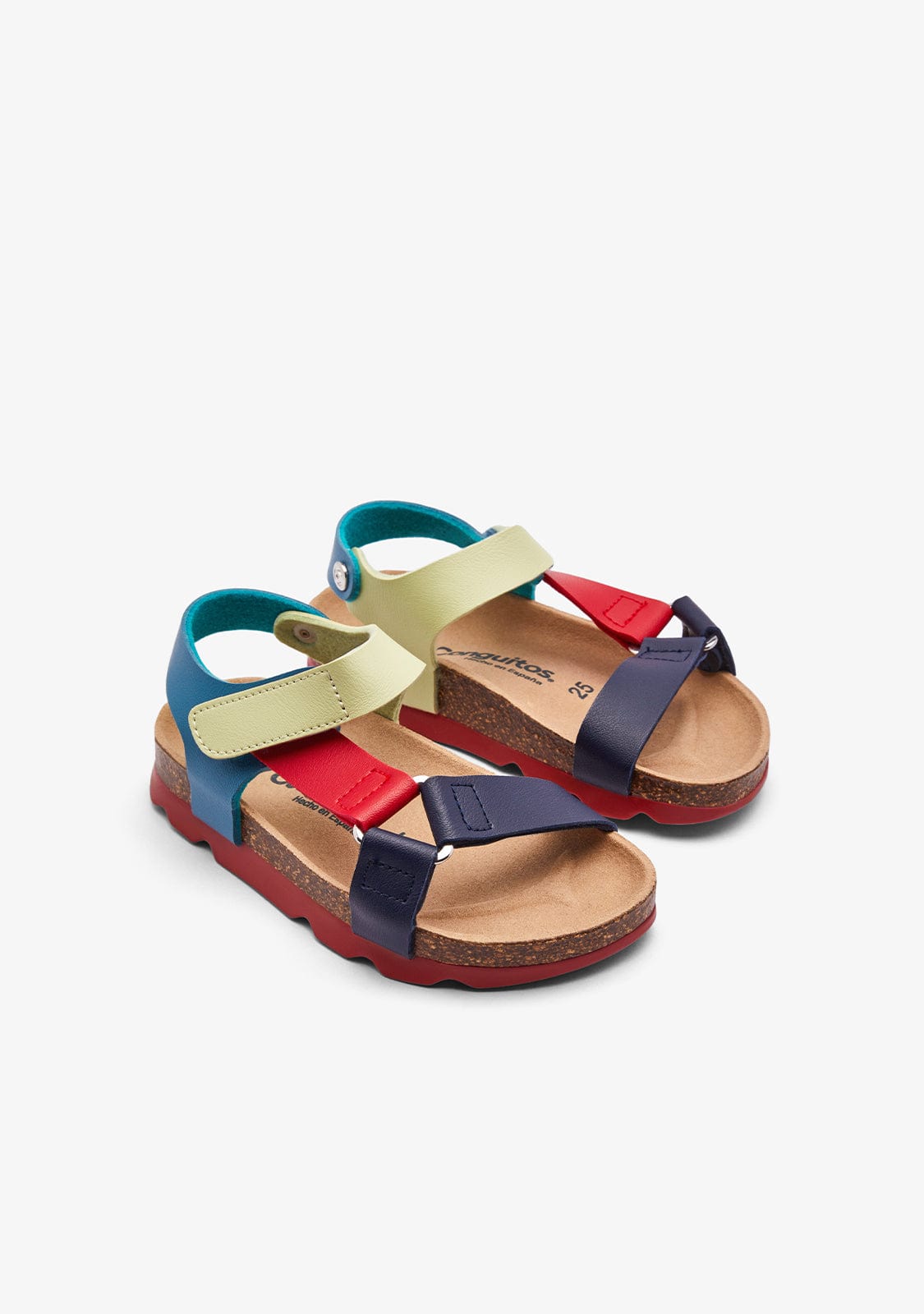 CONGUITOS ZAPATOS / SANDALIAS / TIRAS Multi Navy Strips Bio Sandals