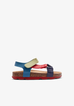 CONGUITOS ZAPATOS / SANDALIAS / TIRAS Multi Navy Strips Bio Sandals