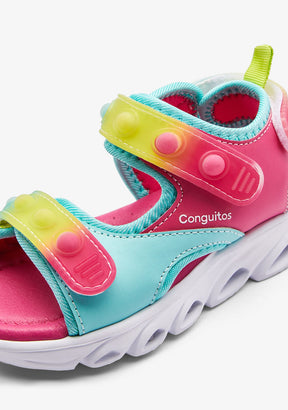 CONGUITOS ZAPATOS / SANDALIAS / TIRAS Pink / Blue Light Pop Sandals