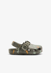 CONGUITOS ZAPATOS / SANDALIAS / ZUECO Green Dinosaur Clog