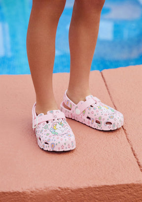CONGUITOS ZAPATOS / SANDALIAS / ZUECO Pink Unicorn Clog