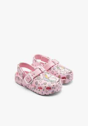 CONGUITOS ZAPATOS / SANDALIAS / ZUECO Pink Unicorn Clog