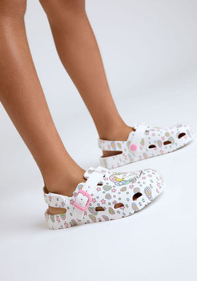 CONGUITOS ZAPATOS / SANDALIAS / ZUECO White Unicorn Clog