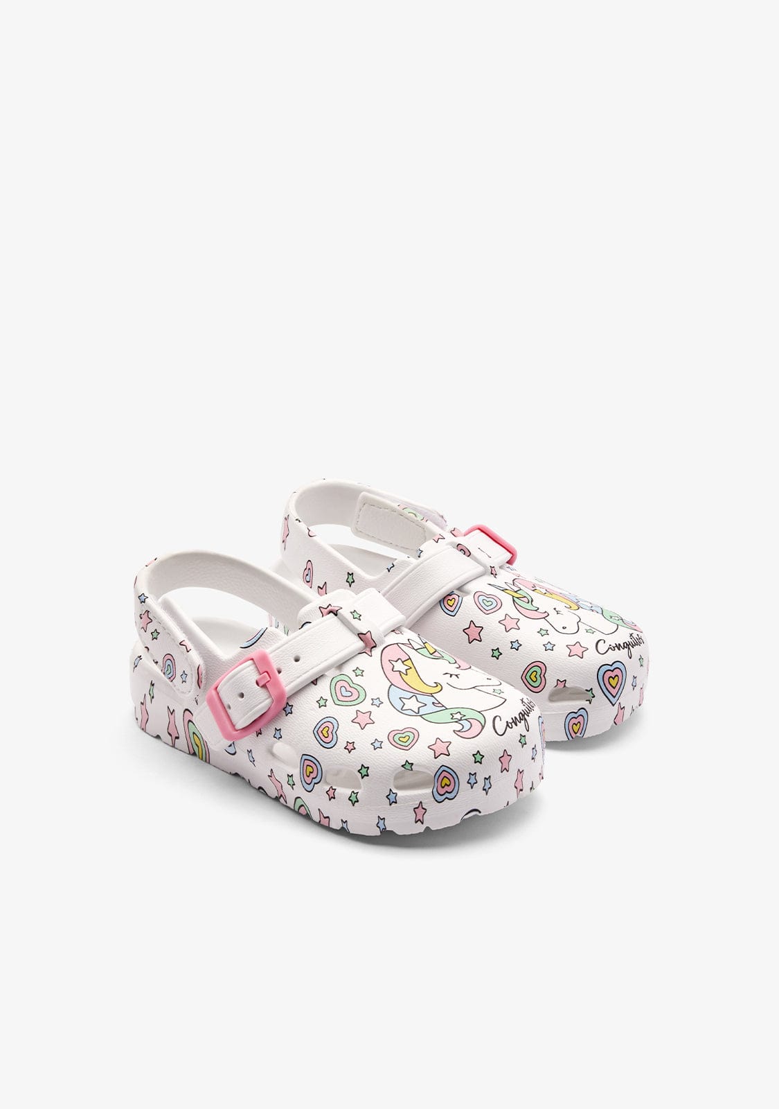 CONGUITOS ZAPATOS / SANDALIAS / ZUECO White Unicorn Clog