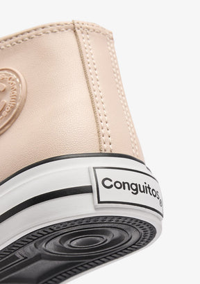 CONGUITOS ZAPATOS / SNEAKERS / BASKET Beige High Strap Sneakers