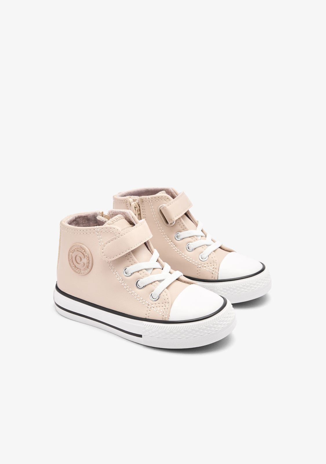 CONGUITOS ZAPATOS / SNEAKERS / BASKET Beige High Strap Sneakers