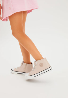 CONGUITOS ZAPATOS / SNEAKERS / BASKET Beige High Strap Sneakers