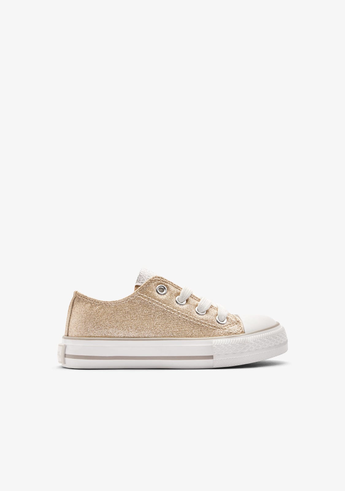 CONGUITOS ZAPATOS / SNEAKERS / BASKET Gold Glitter Low Sneakers