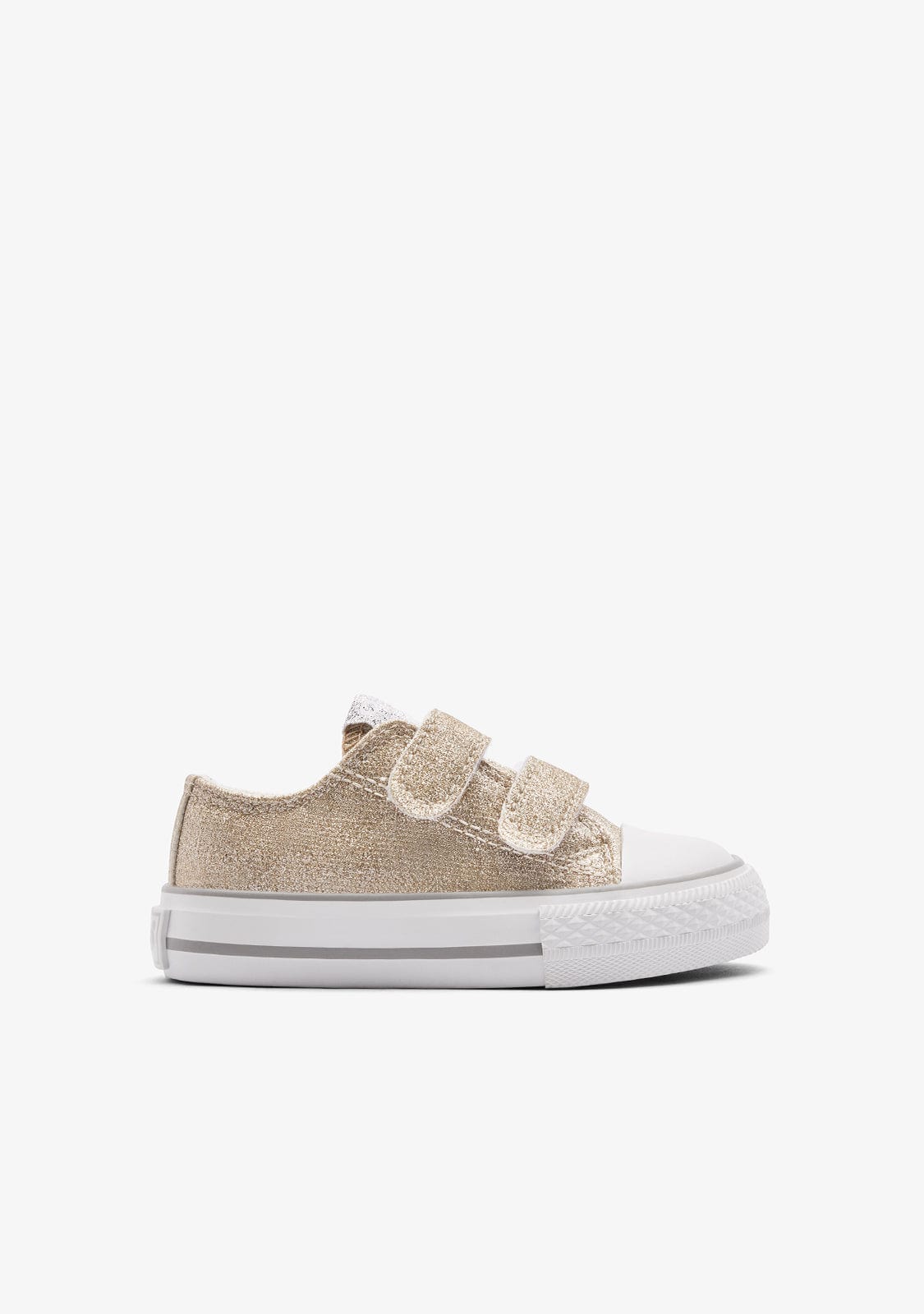 Conguitos ZAPATOS / SNEAKERS / BASKET Gold Glitter Straps Low Sneakers