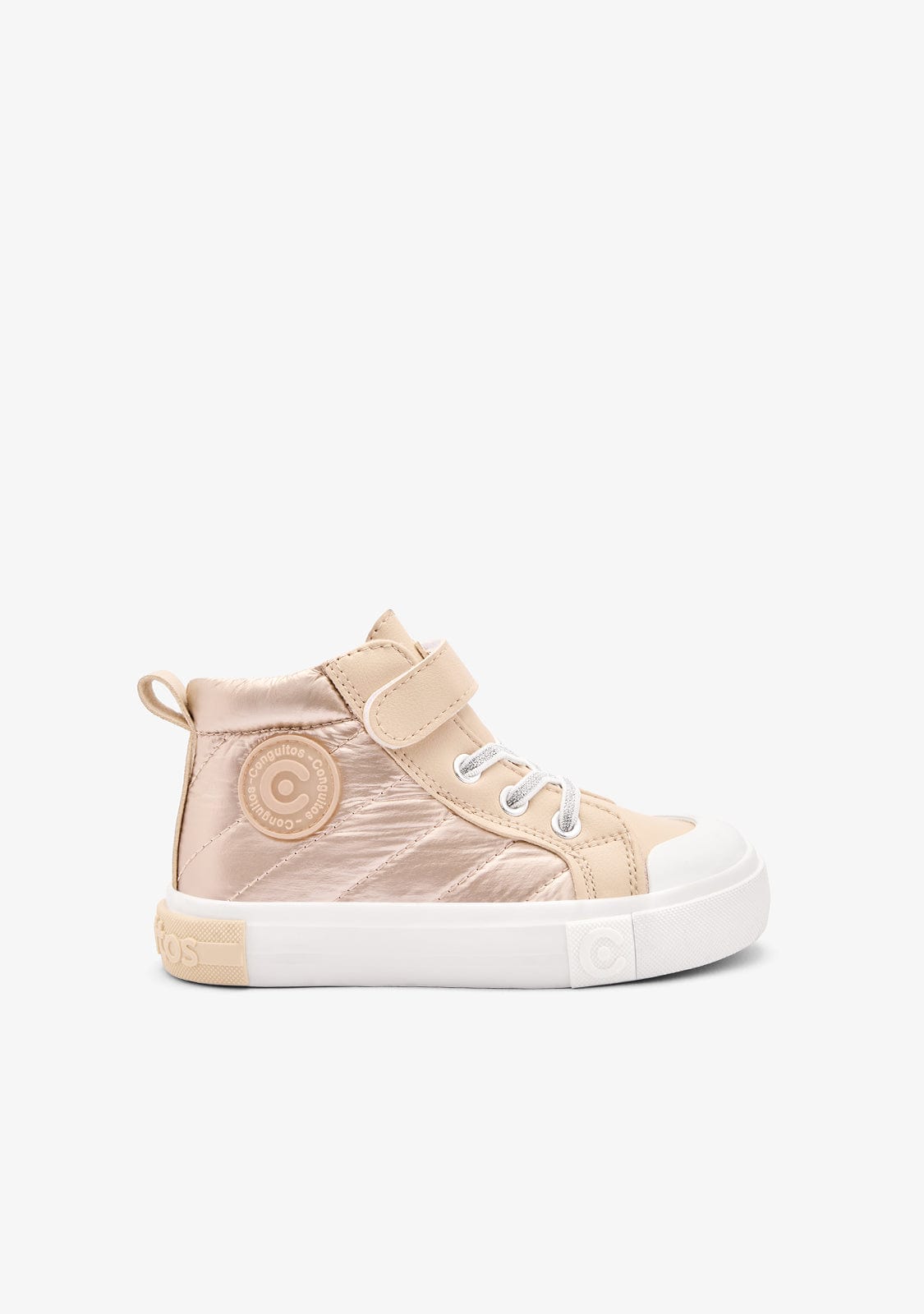 CONGUITOS ZAPATOS / SNEAKERS / BASKET Gold High Strap Sneakers