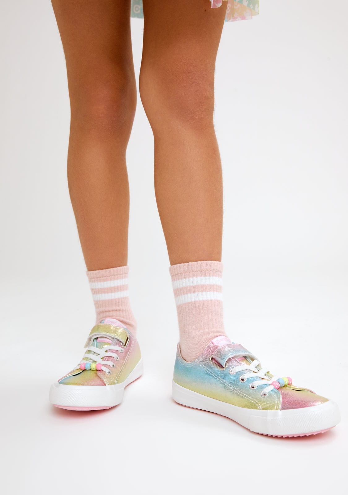 CONGUITOS ZAPATOS / SNEAKERS / BASKET Multi Rainbow Glitter Sneakers