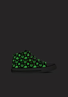 CONGUITOS ZAPATOS / SNEAKERS / BASKET Multicolored Glows in the Dark High Top Sneakers