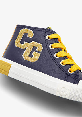 CONGUITOS ZAPATOS / SNEAKERS / BASKET Navy Letters High Top Sneakers