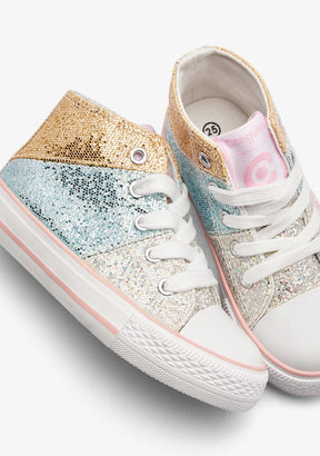 CONGUITOS ZAPATOS / SNEAKERS / BASKET Patchwork Glitter High Sneakers