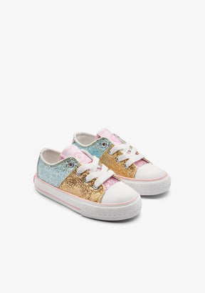 CONGUITOS ZAPATOS / SNEAKERS / BASKET Patchwork Glitter Low Sneakers