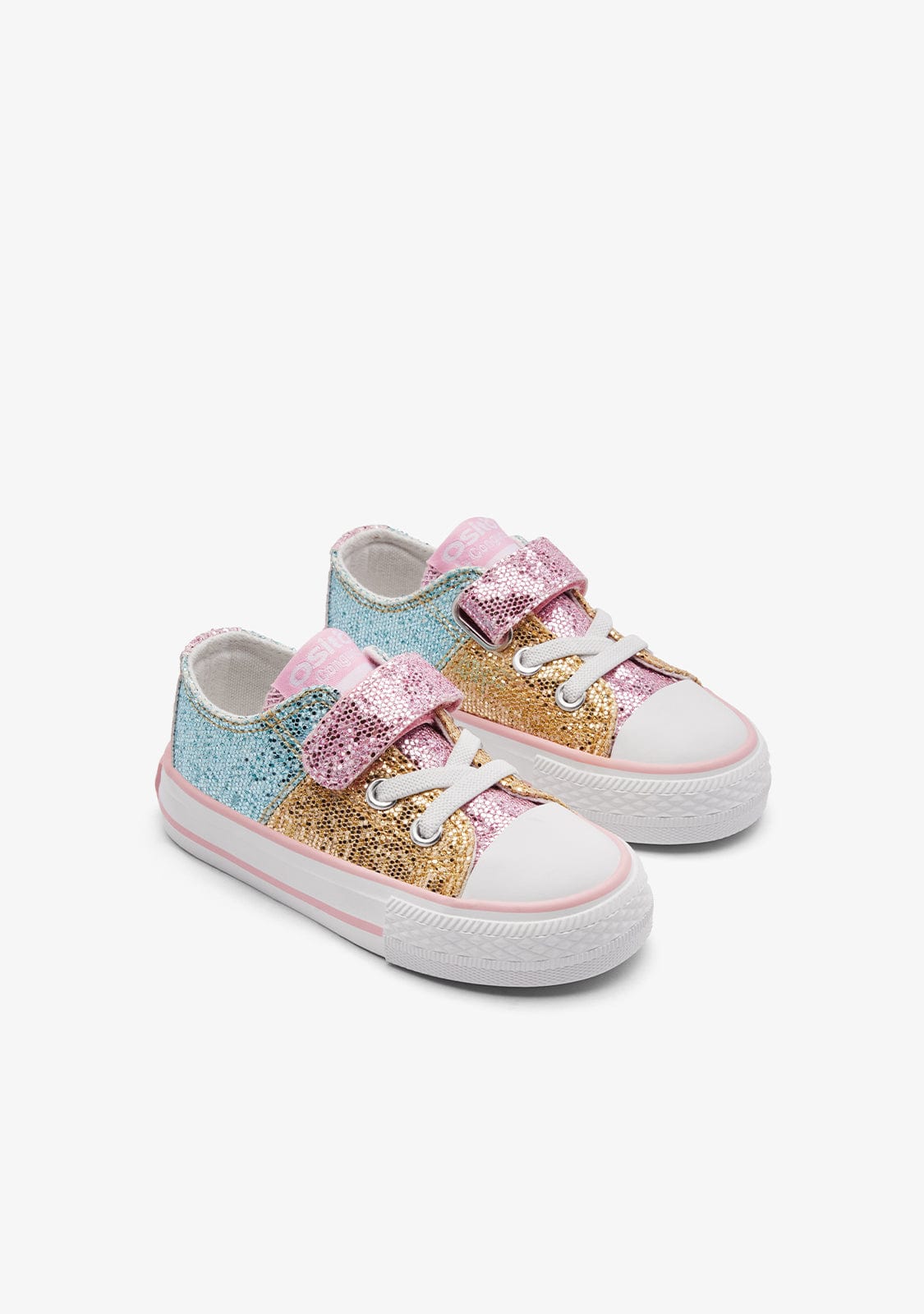 Conguitos ZAPATOS / SNEAKERS / BASKET Patchwork Glitter Straps Low Sneakers