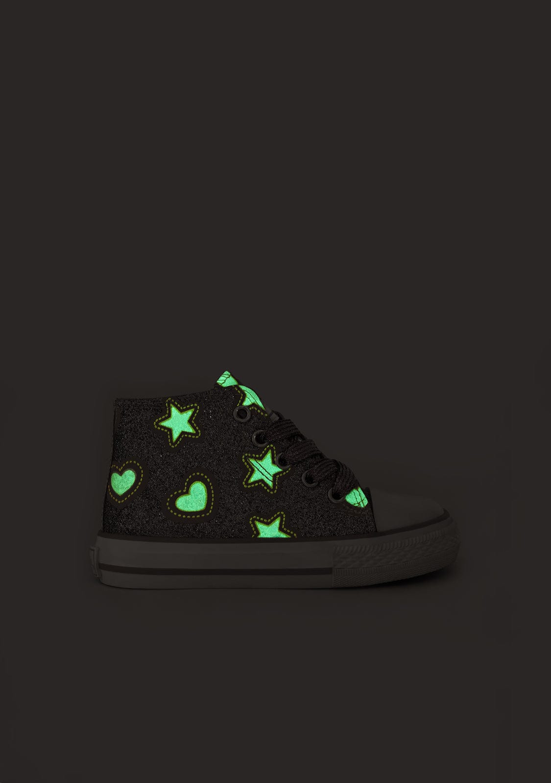 CONGUITOS ZAPATOS / SNEAKERS / BASKET Pink Glows in the Dark High Sneakers