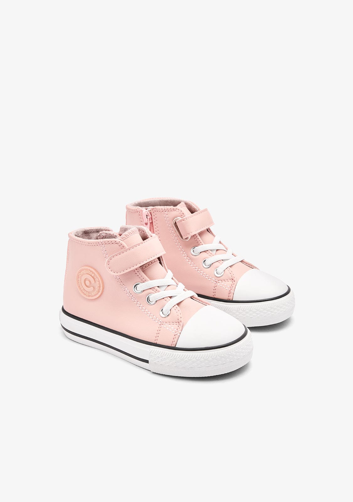 CONGUITOS ZAPATOS / SNEAKERS / BASKET Pink High Strap Sneakers