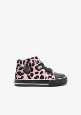 CONGUITOS ZAPATOS / SNEAKERS / BASKET Pink Leopard High Sneakers