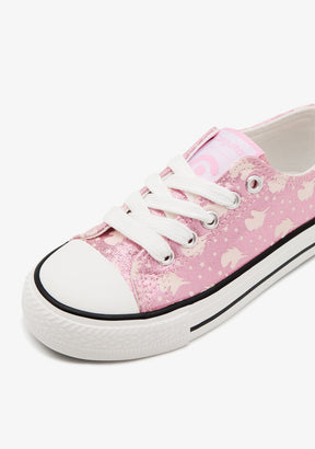 CONGUITOS ZAPATOS / SNEAKERS / BASKET Pink Unicorn Stars Sneakers
