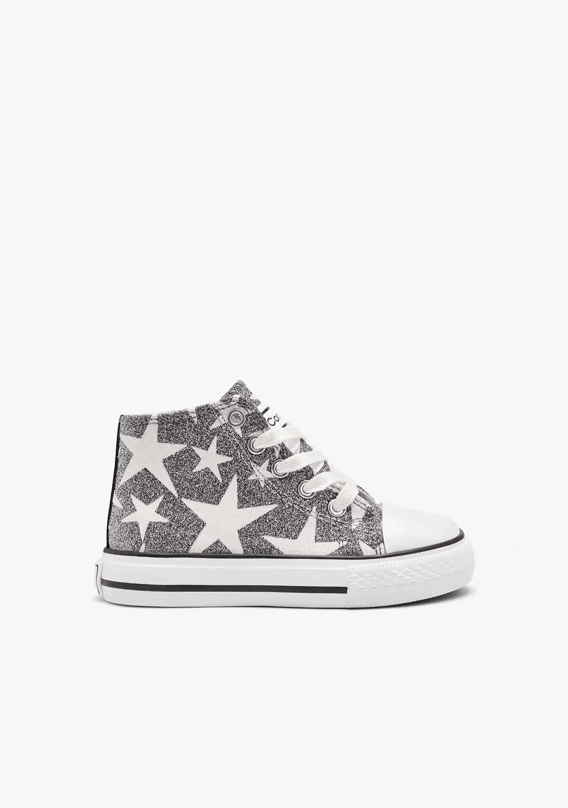 CONGUITOS ZAPATOS / SNEAKERS / BASKET Silver Glows in the Dark High Sneakers