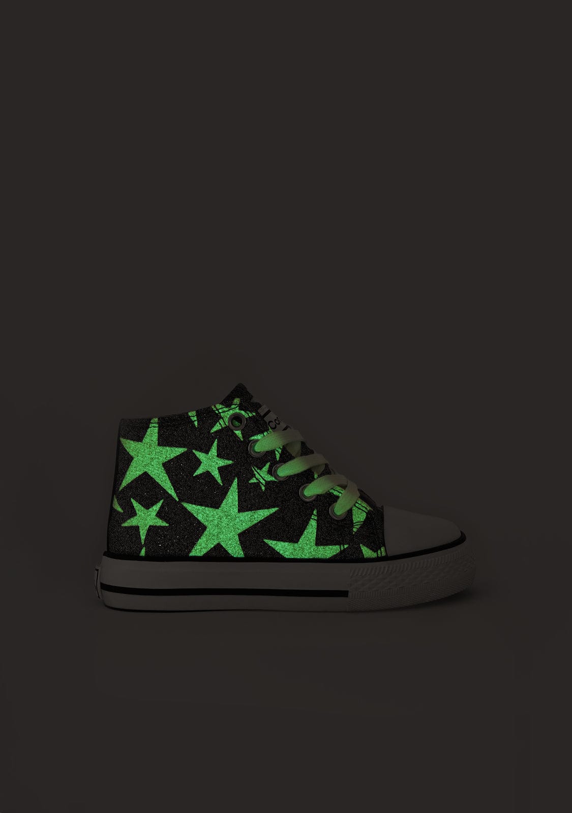 CONGUITOS ZAPATOS / SNEAKERS / BASKET Silver Glows in the Dark High Sneakers