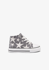 CONGUITOS ZAPATOS / SNEAKERS / BASKET Silver Glows in the Dark High Sneakers