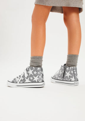 CONGUITOS ZAPATOS / SNEAKERS / BASKET Silver Glows in the Dark High Sneakers