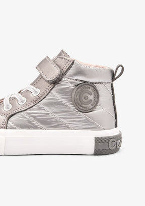 CONGUITOS ZAPATOS / SNEAKERS / BASKET Silver High Strap Sneakers