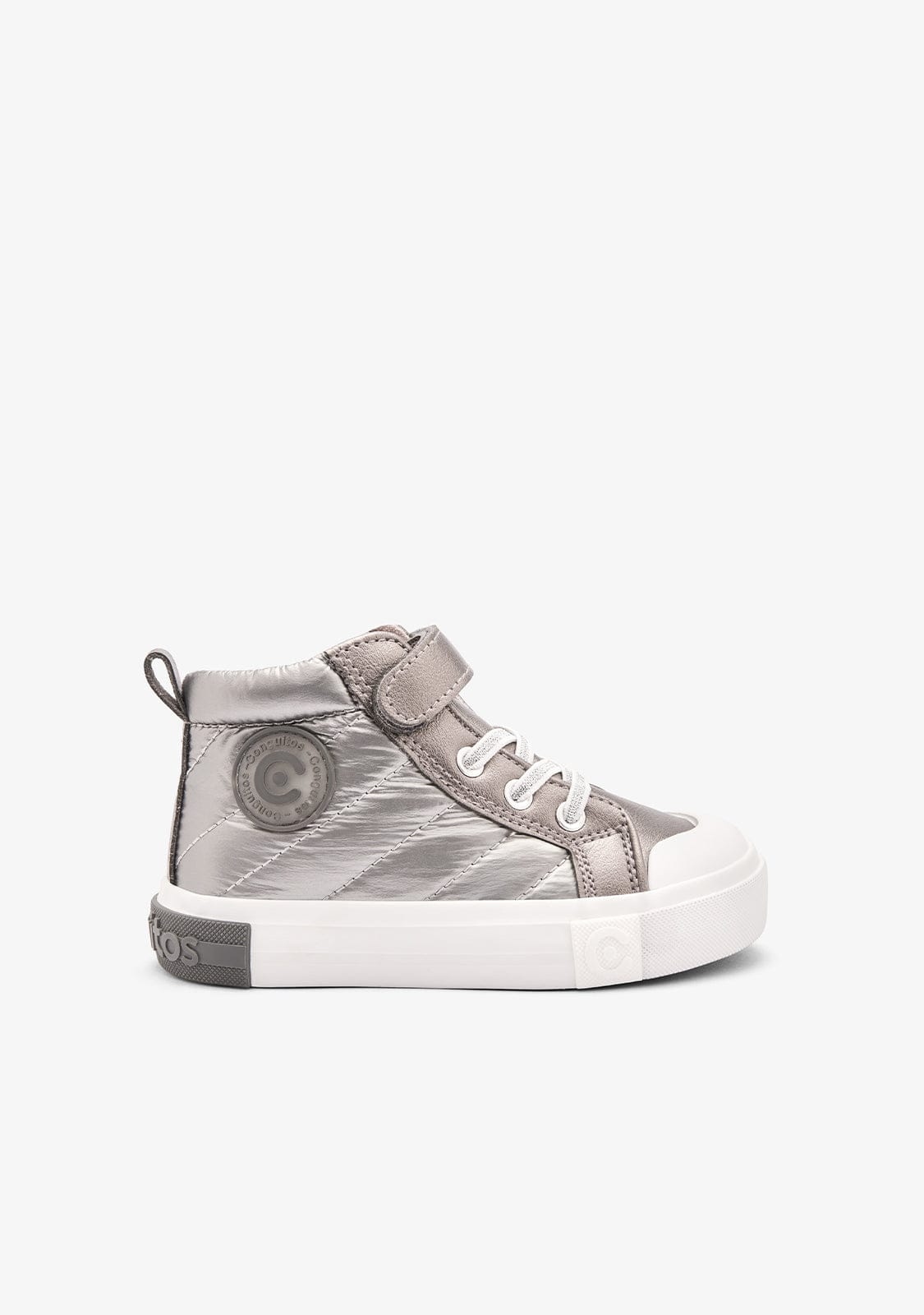 CONGUITOS ZAPATOS / SNEAKERS / BASKET Silver High Strap Sneakers