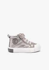 CONGUITOS ZAPATOS / SNEAKERS / BASKET Silver High Strap Sneakers