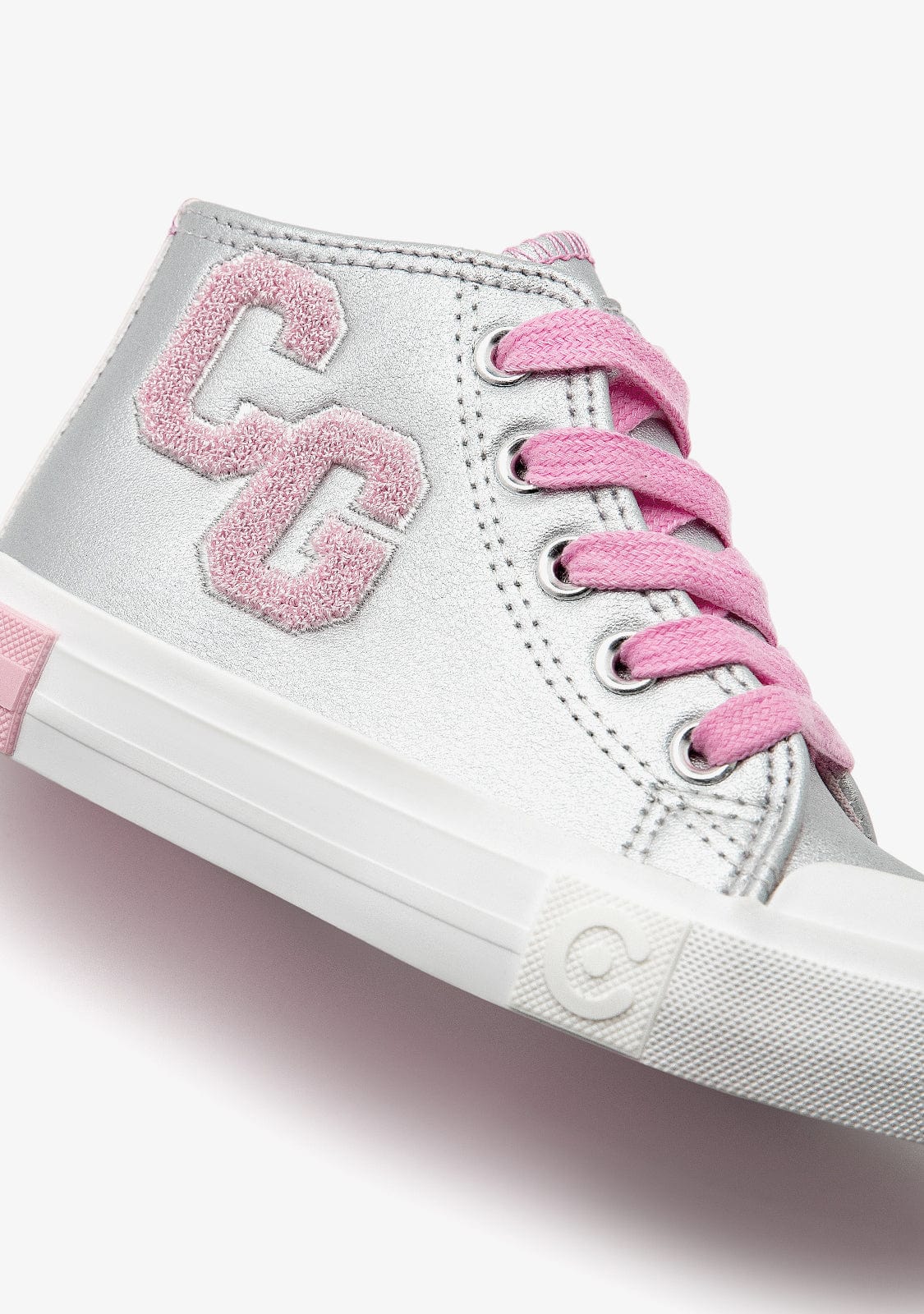 CONGUITOS ZAPATOS / SNEAKERS / BASKET Silver Letters High Top Sneakers