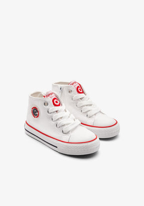 CONGUITOS ZAPATOS / SNEAKERS / BASKET White Basic Logo High Sneakers