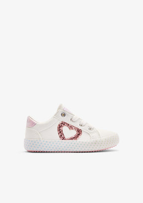 CONGUITOS ZAPATOS / SNEAKERS / BASKET White / Multi Heart Sneakers
