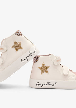 CONGUITOS ZAPATOS / SNEAKERS / BASKET White Star High Strap Sneakers