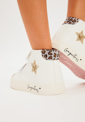 CONGUITOS ZAPATOS / SNEAKERS / BASKET White Star High Strap Sneakers