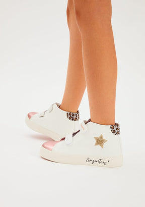 CONGUITOS ZAPATOS / SNEAKERS / BASKET White Star High Strap Sneakers