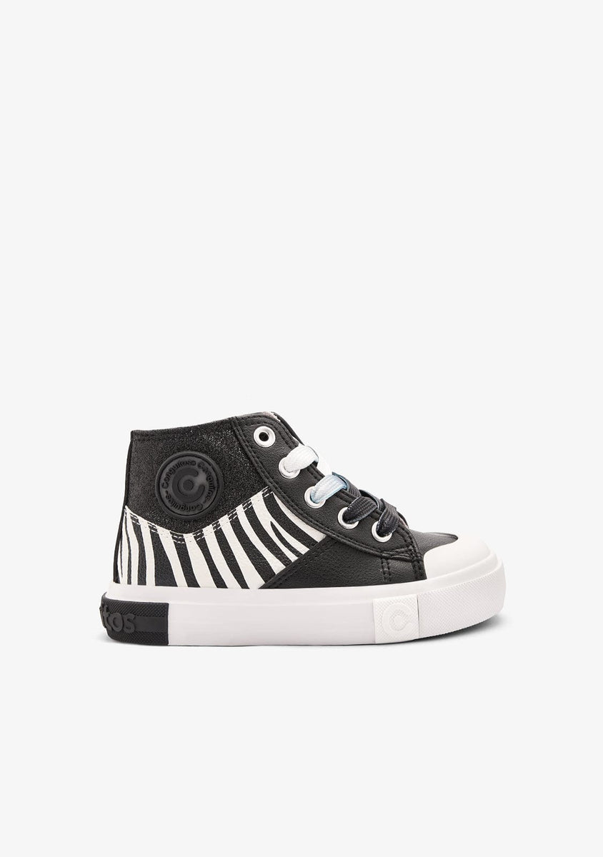 Zebra High Sneakers | Conguitos