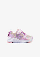 CONGUITOS ZAPATOS / SNEAKERS / JOGGING Pink Glitter Princess Sneakers with Lights