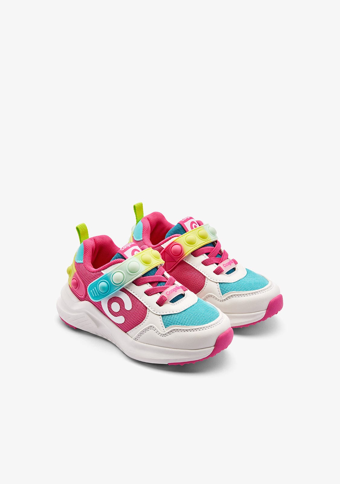 CONGUITOS ZAPATOS / SNEAKERS / JOGGING Pink Pop Logo Sneakers