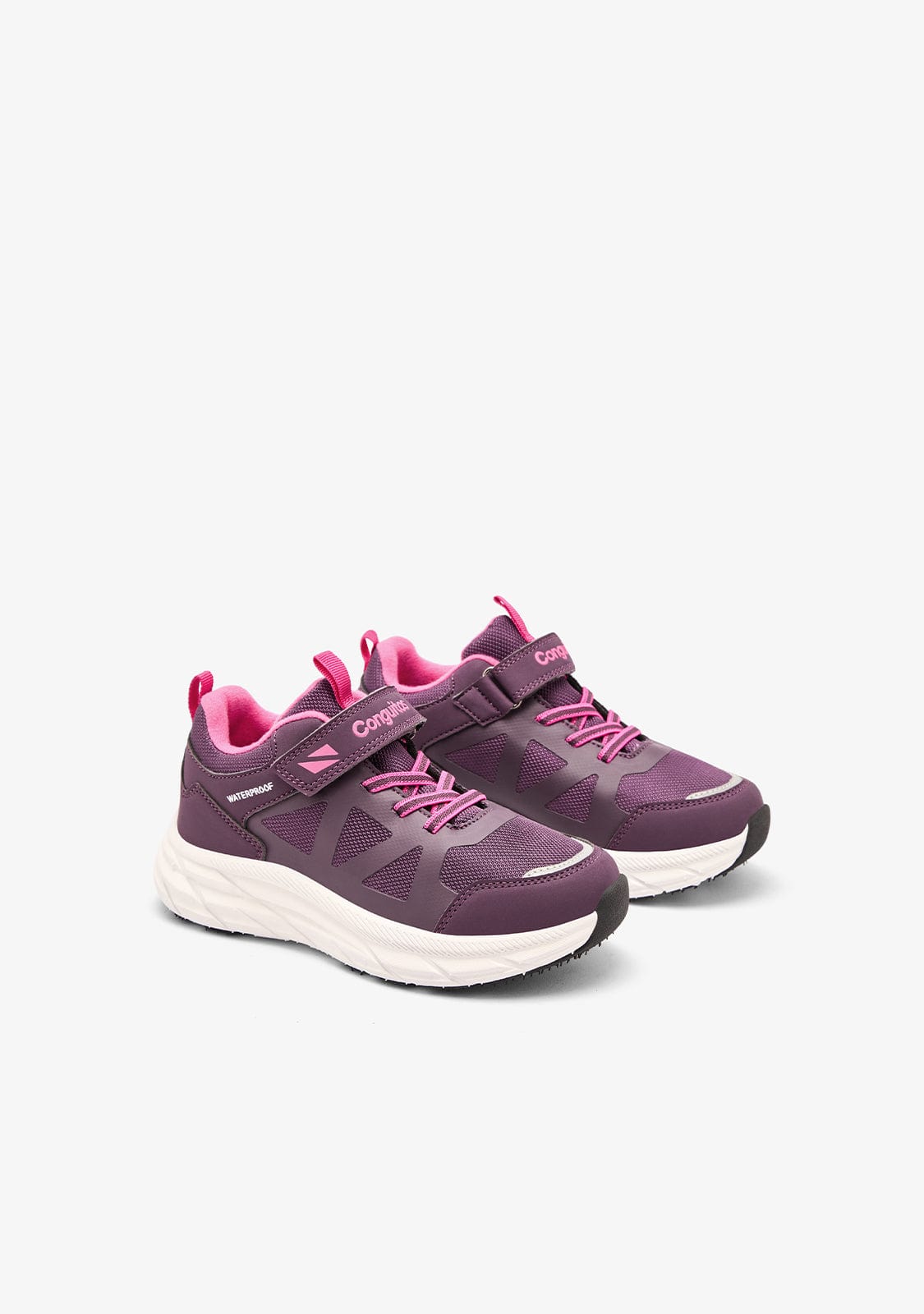 CONGUITOS ZAPATOS / SNEAKERS / JOGGING Purple Waterproof High Strap Sneakers