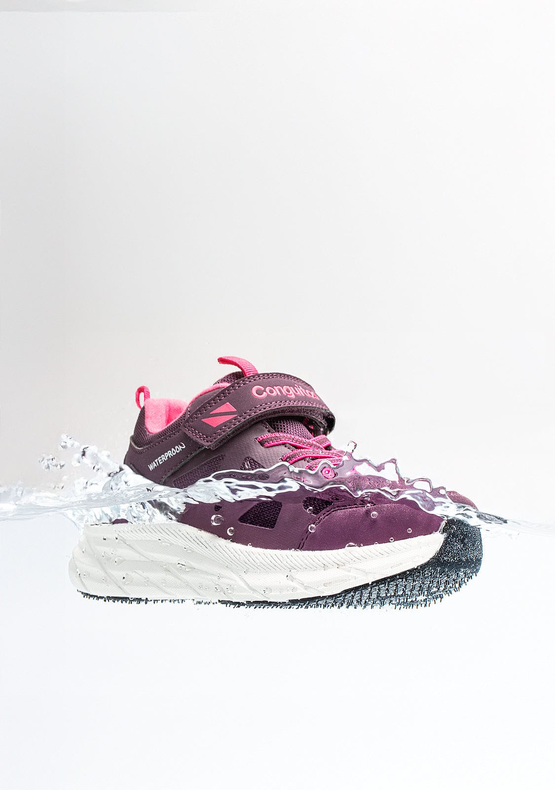 CONGUITOS ZAPATOS / SNEAKERS / JOGGING Purple Waterproof High Strap Sneakers
