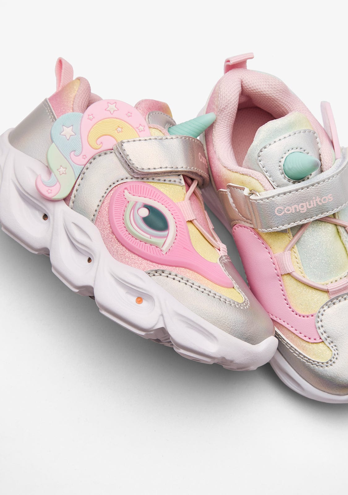 CONGUITOS ZAPATOS / SNEAKERS / JOGGING Rainbow Unicorn Lights Sneakers