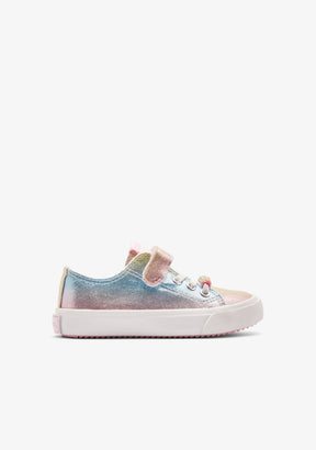 CONGUITOS ZAPATOS / SNEAKERS Multi Rainbow Glitter Sneakers