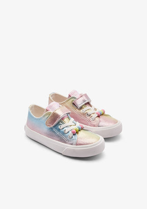 CONGUITOS ZAPATOS / SNEAKERS Multi Rainbow Glitter Sneakers