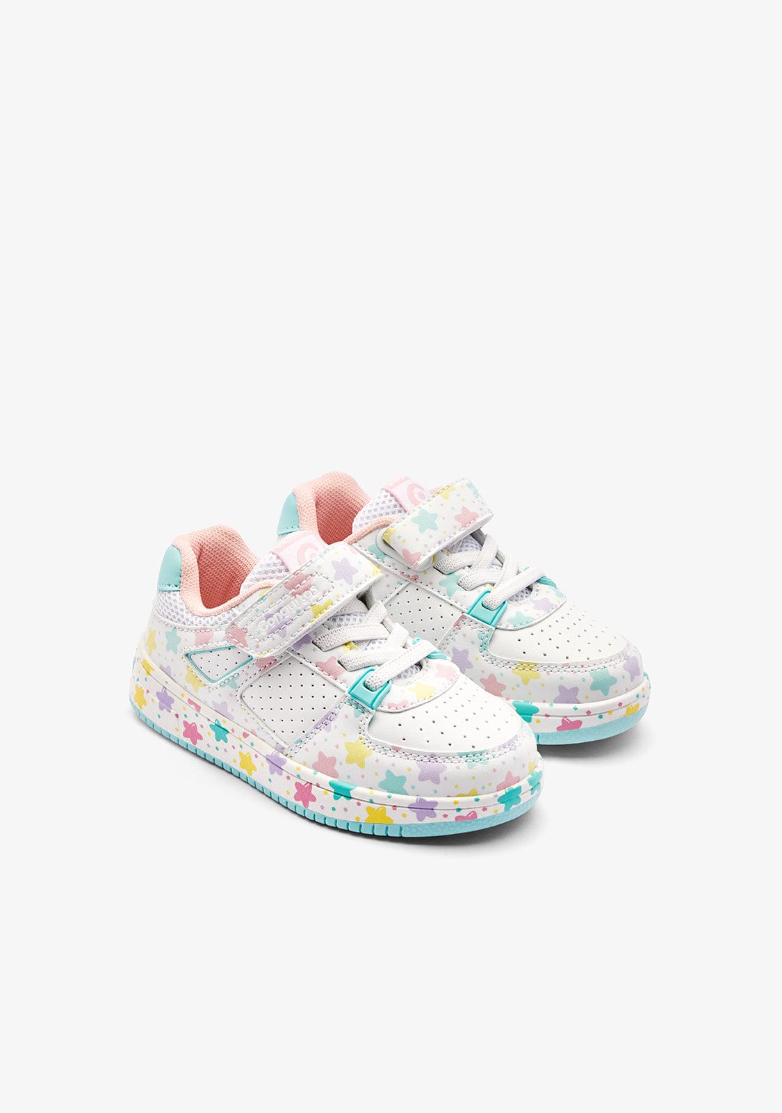 CONGUITOS ZAPATOS / SNEAKERS Multicolour Stars White Sneakers